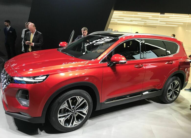 Изображение Женева-2018: Hyundai Santa Fe четвертого поколения приедет в Россию осенью