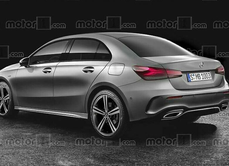Изображение Опубликованы рендерные изображения седана Mercedes-Benz A-класса