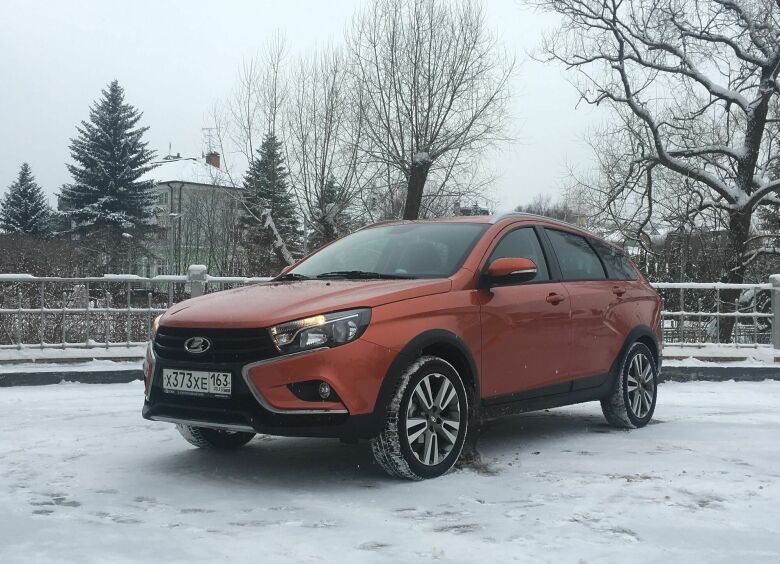 Изображение Тест-драйв LADA Vesta SW Cross: зимние откровения у сарая