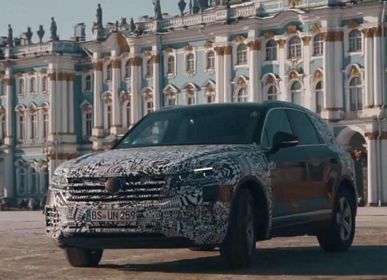 Изображение Кроссовер Volkswagen Touareg нового поколения приехал в Россию