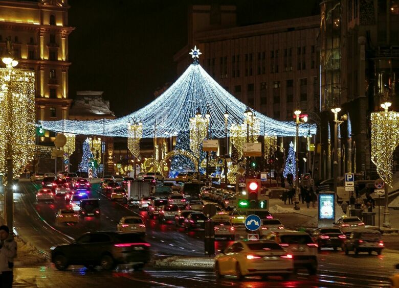 Изображение Где перекроют центр столицы в новогодние праздники