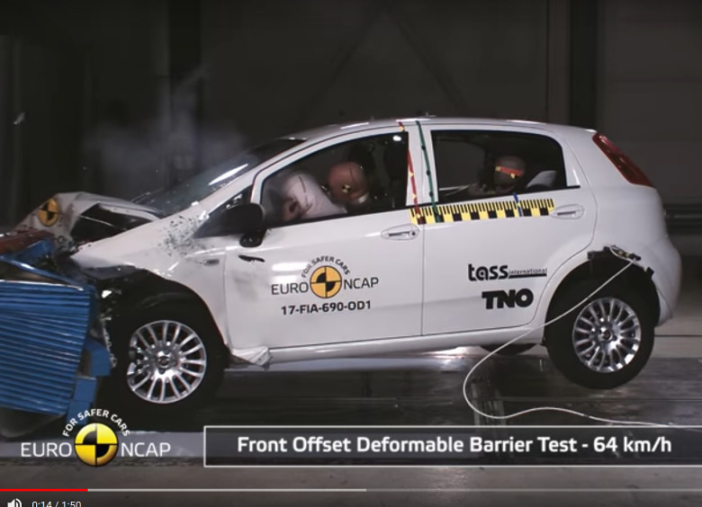 Изображение EuroNCAP начал против FIAT войну на уничтожение