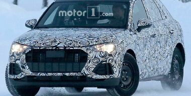 Audi Q3 тестируют в зимних условиях