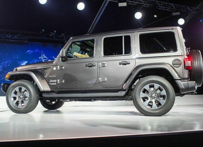 Изображение Jeep Wrangler нового поколения представили официально