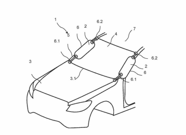 Изображение Mercedes-Benz запатентовал подушки безопасности для пешеходов