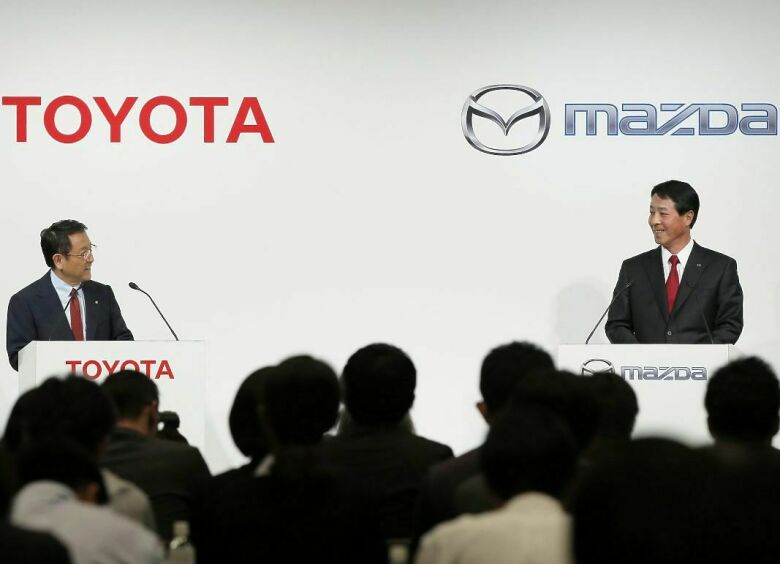 Изображение Компании Toyota и Mazda объединяются