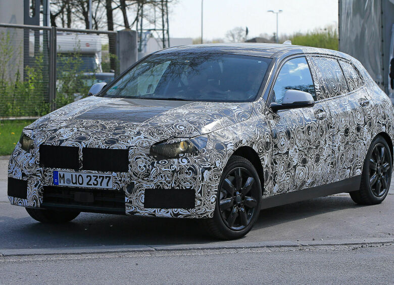 Изображение Абсолютно новый BMW 1-й серии заснят на ходовых испытаниях