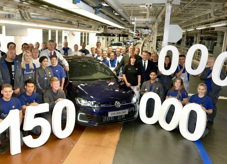 Изображение Volkswagen выпустил 150-миллионный автомобиль