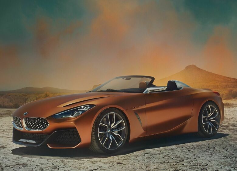 Изображение Концептуальный родстер BMW Z4 дебютировал в Пеббл Бич