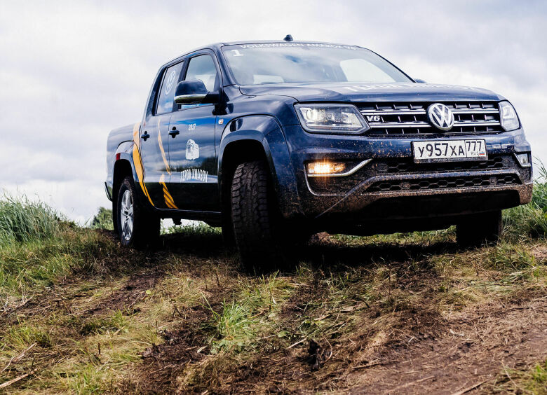 Изображение Первый тест-драйв Volkswagen Amarok c дизельным V6: на тепловозной тяге