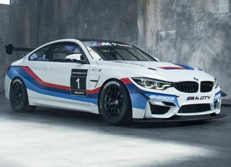 Изображение BMW представляет гоночное купе M4 GT4