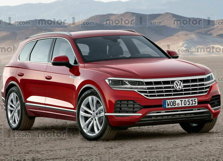 Изображение Опубликованы рендерные изображения нового Volkswagen Touareg