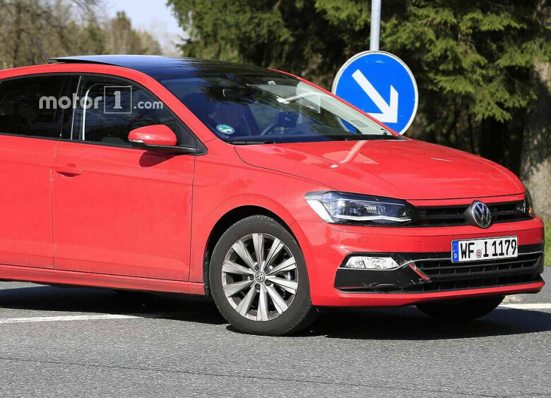 Изображение Volkswagen Polo шестого поколения вновь замечен на тестах