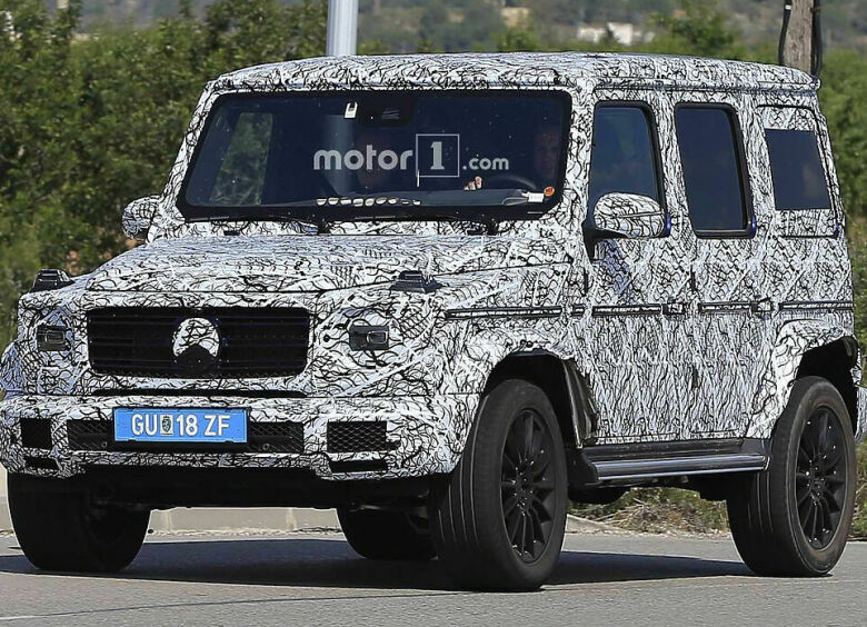 Изображение Mercedes-Benz G-Klasse третьего поколения замечен на тестах