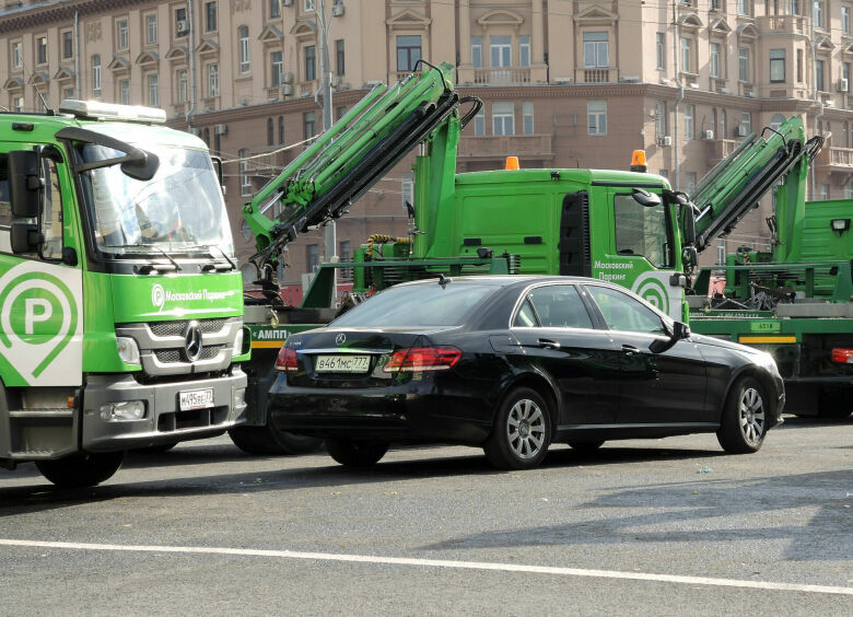Изображение На московскую штрафстоянку доставили миллионный автомобиль