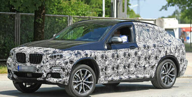 BMW тестирует кроссовер X4 второго поколения