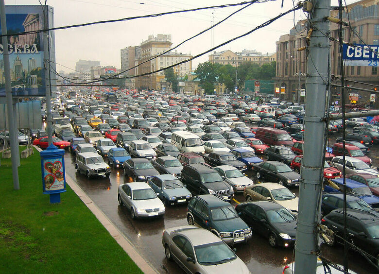Изображение На майские праздники москвичей ожидают девятибалльные пробки