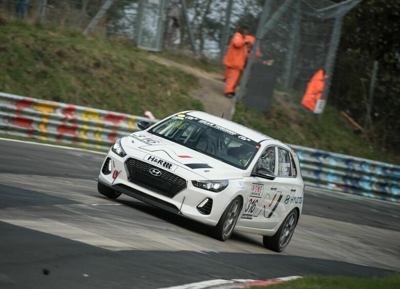 Изображение Hyundai i30 N принял участие в заезде на Нюрбургринге