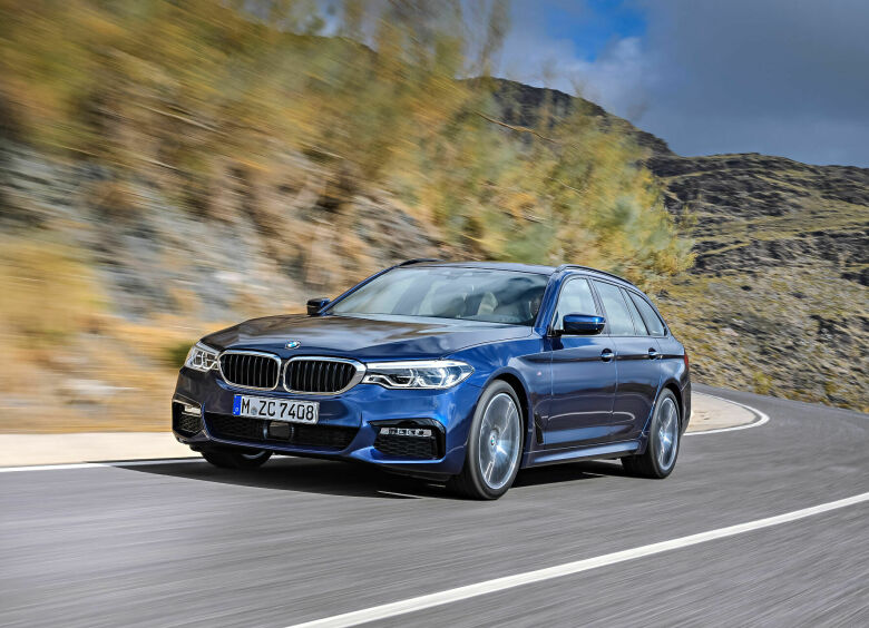 Изображение BMW покажет универсал 5-Series Touring весной в Женеве