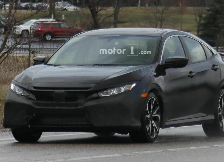 Изображение Новый Honda Civic Si замечен на тестах