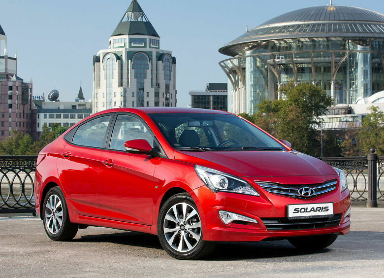 Изображение Hyundai Solaris — самый популярный автомобиль в Москве