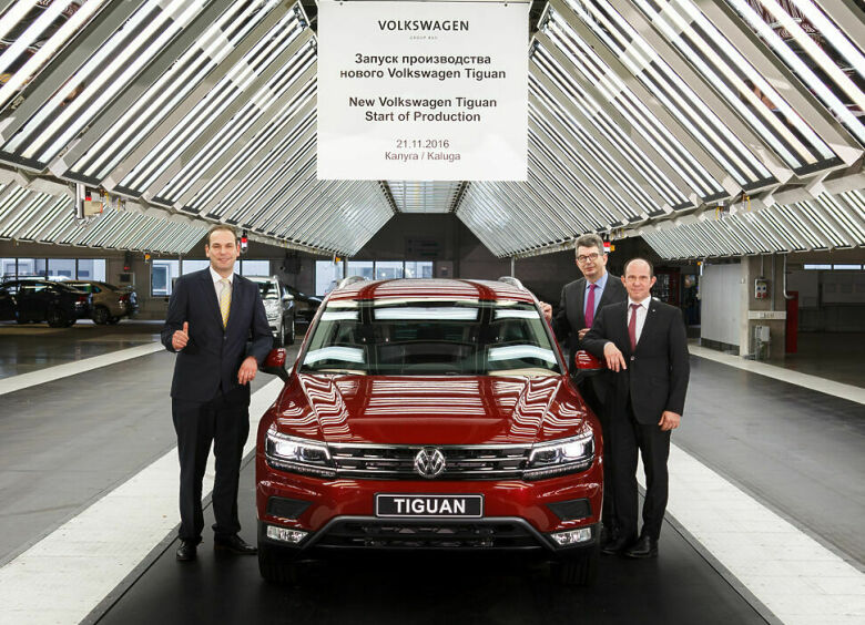 Изображение Стартовало производство VW Tiguan в Калуге