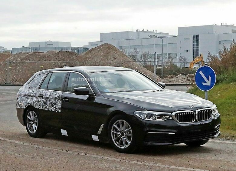 Изображение BMW проводит тесты нового универсала 5-й серии