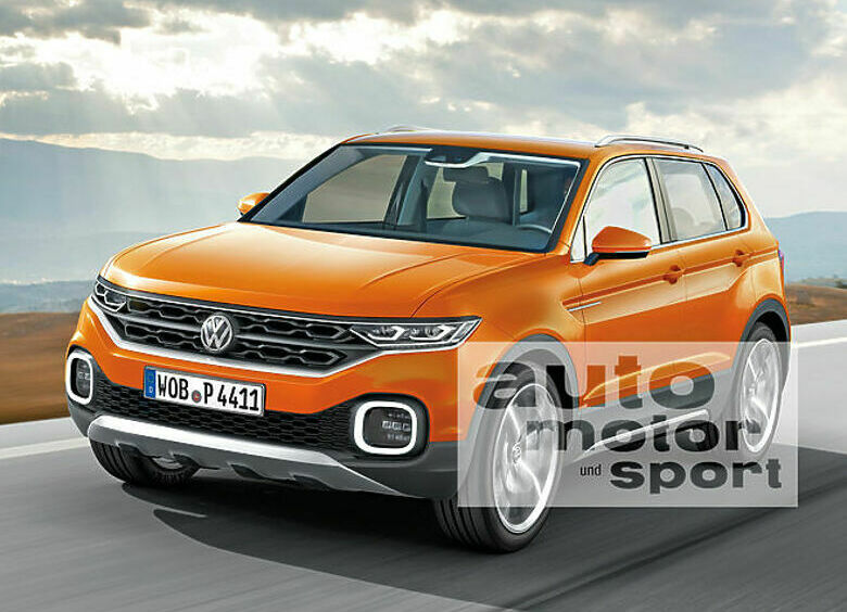 Изображение Новый субкомпактный кроссовер Volkswagen T-Cross появится в 2018 году