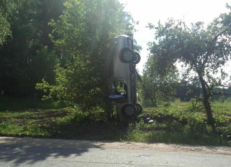 Изображение Пьяный тарусич чудом выжил в глупой аварии