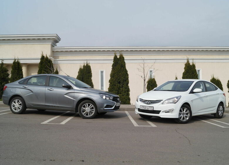 Что выбрать? Новый Hyundai Solaris, Kia Rio, Лада Веста и Volkswagen Polo