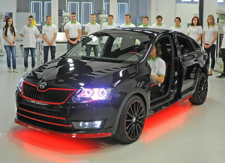 Изображение Skoda Rapid превратилась в купе