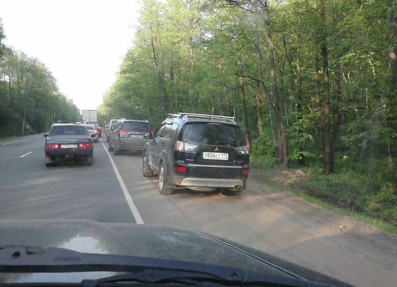 Изображение Строители начали перекапывать Калужское шоссе