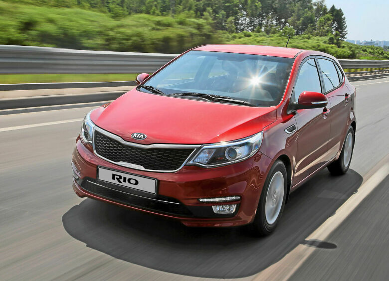 Изображение KIA Rio – самая популярная модель на Урале