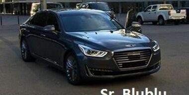 Опубликованы первые шпионские фото Genesis G90