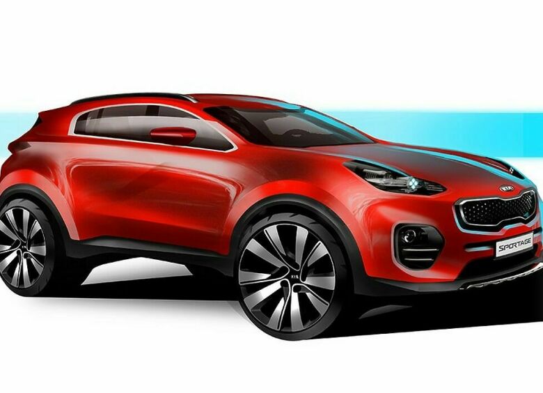 Изображение Новый KIA Sportage получит «нос тигра»