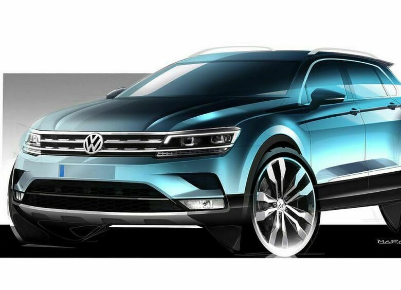 Изображение Как выглядит будущий VW Tiguan