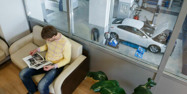 Volvo сокращает время ремонта машин в три раза