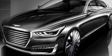 Hyundai опубликовал первые изображения Genesis G90