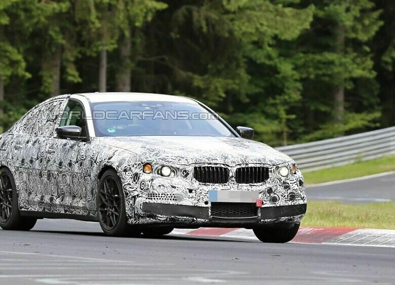 Изображение Новый BMW M5 поймали в Нюрбургринге