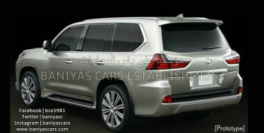 Свежие фото обновленного Lexus LX