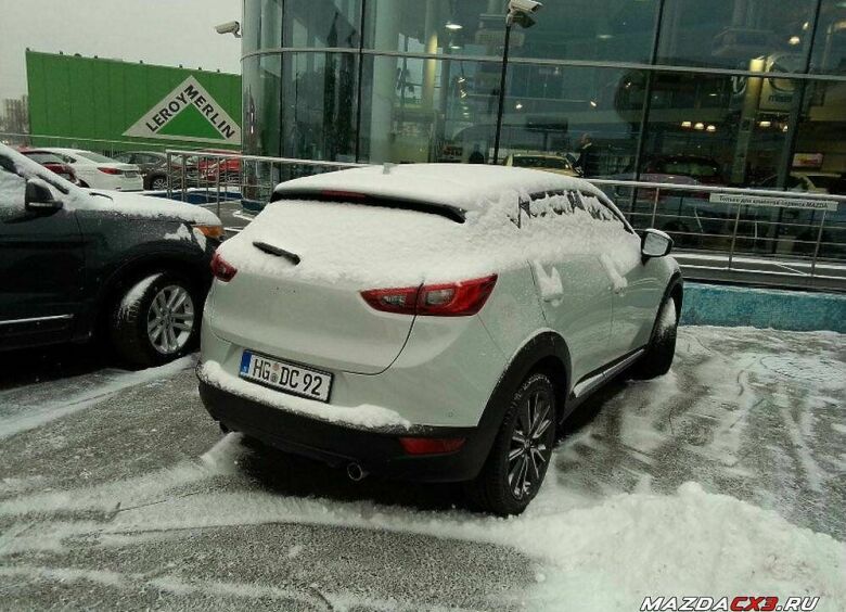 Изображение Mazda CX-3 снова попалась в Москве