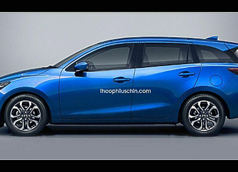 Изображение Mazda показала младший седан Mazda2