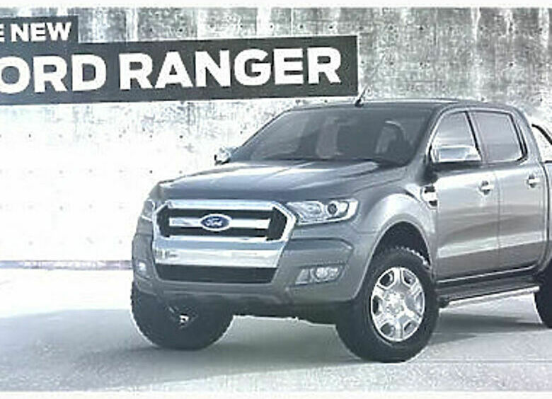 Изображение Ford показал пикап Ranger нового поколения