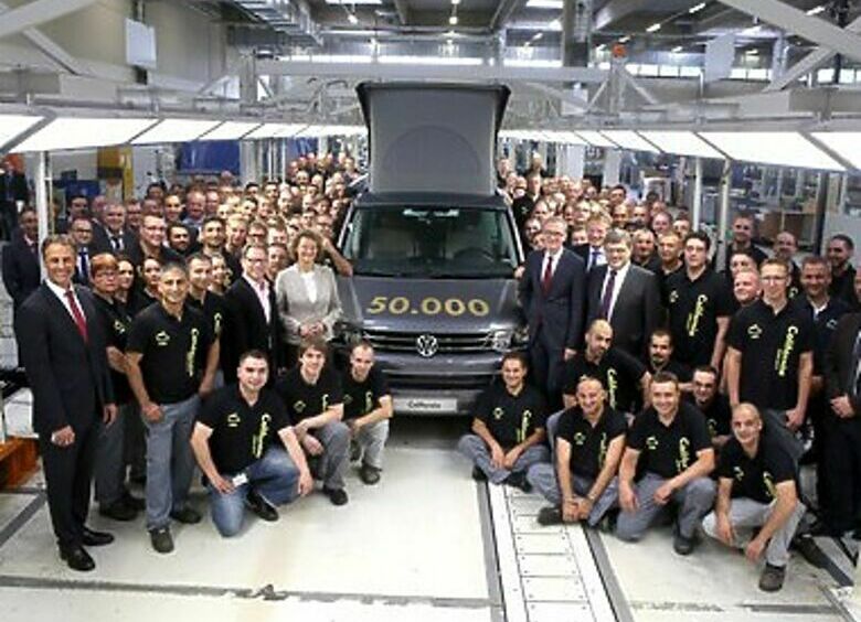 Изображение На заводе Volkswagen в Ганновере выпущен 50-тысячный California