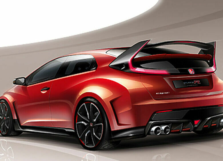 Изображение «Honda» привезет в Женеву прототип будущего Civic Type R