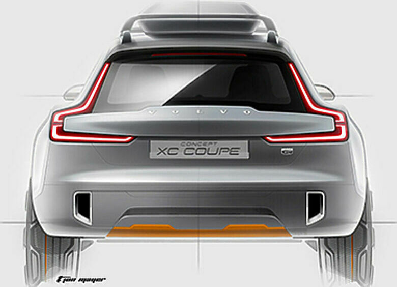 Изображение «Volvo» покажет в Детройте XC Coupe