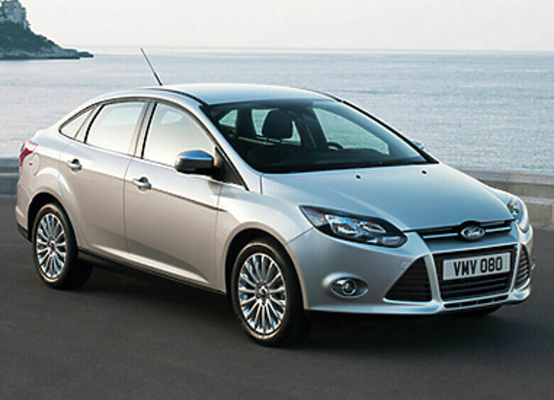 Изображение Ford Focus катится в яму