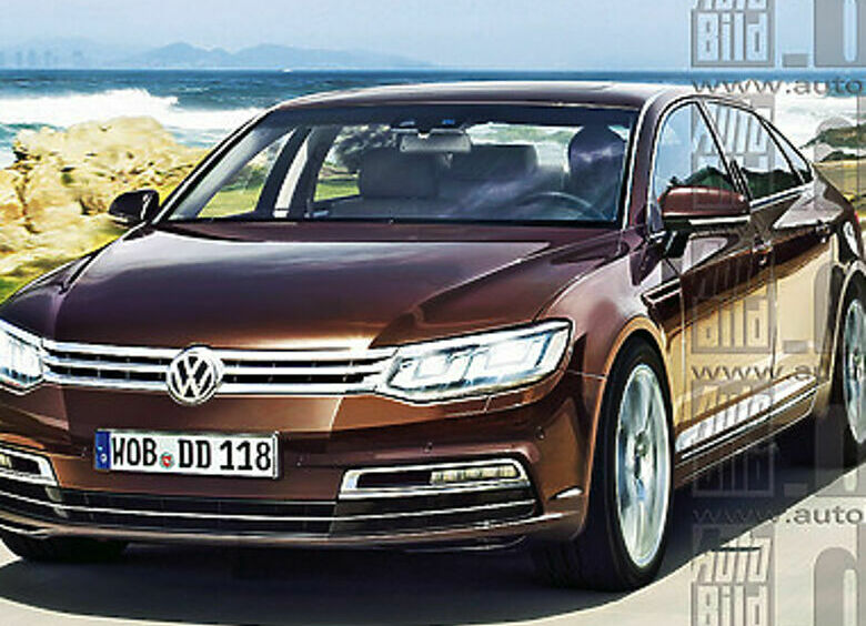 Изображение Volkswagen Passat будущего поколения представят в начале июля