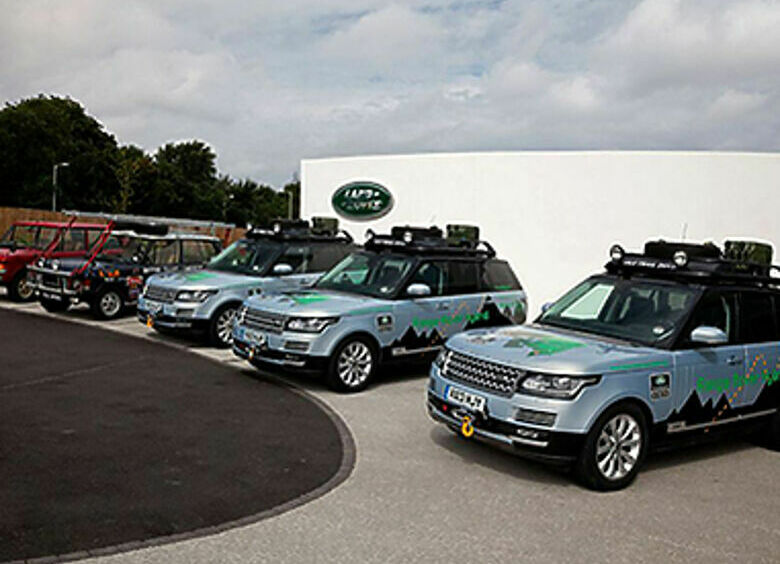 Изображение Гибридные Range Rover проехали по Шелковому пути
