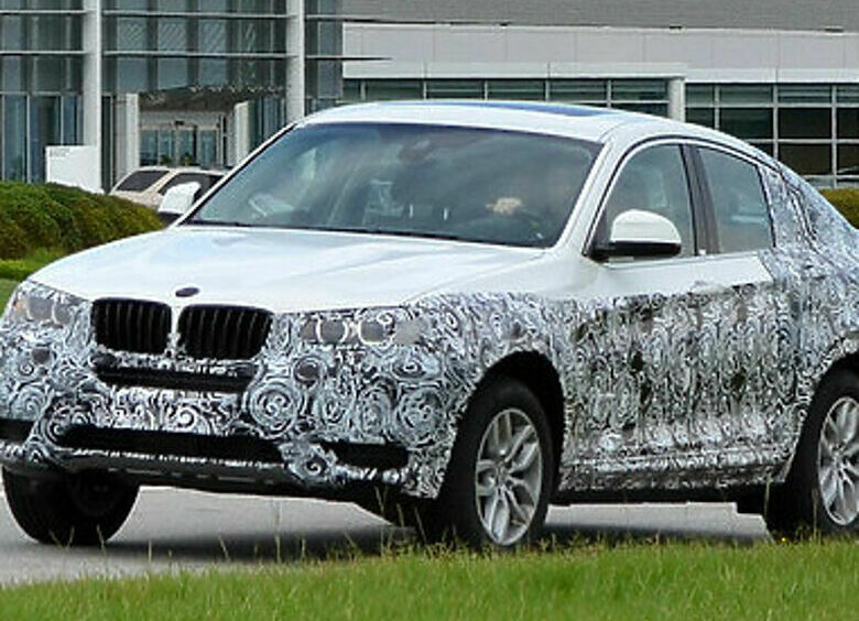 Изображение BMW X4 выехал на дорожные испытания